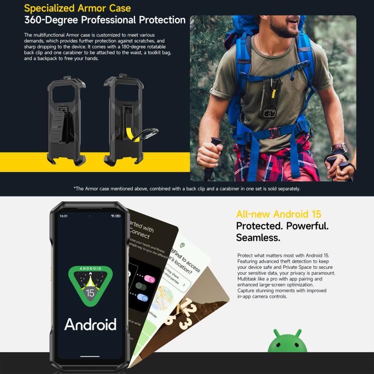 (No Stock) Ulefone Armor 27T+ Rugged Phone 12GB + 256GB Thermal Imager 10600mAh