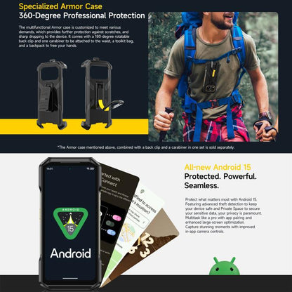 (No Stock) Ulefone Armor 27T+ Rugged Phone 12GB + 256GB Thermal Imager 10600mAh