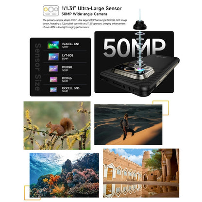Ulefone Armor 25T Rugged Smartphone 6500mAh Battery Thermal Camera 12GB + 256GB