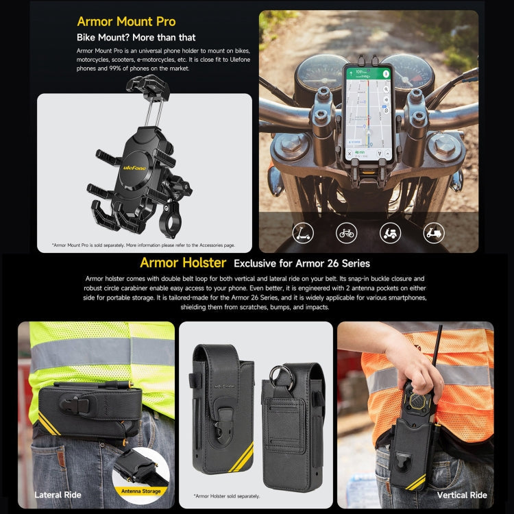 Ulefone Armor 26 Ultra 24GB + 512GB Walkie-Talkie Version Rugged Phone,120W Charge