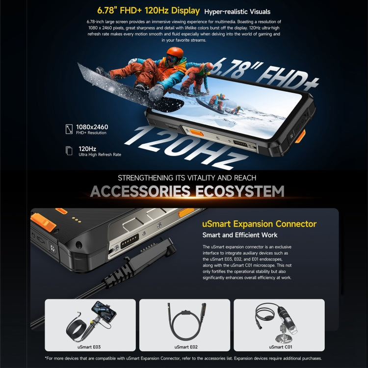 Ulefone Armor 26 Ultra 24GB + 512GB Walkie-Talkie Version Rugged Phone,120W Charge