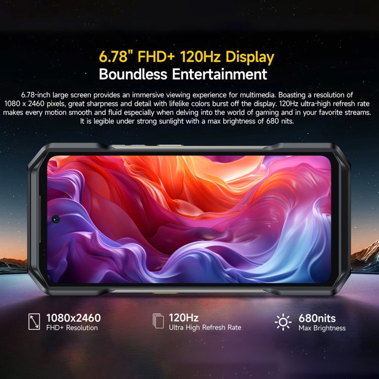 Ulefone Armor 27 Pro Rugged Phone 12GB + 256GB High Capacity Battery 10600mAh