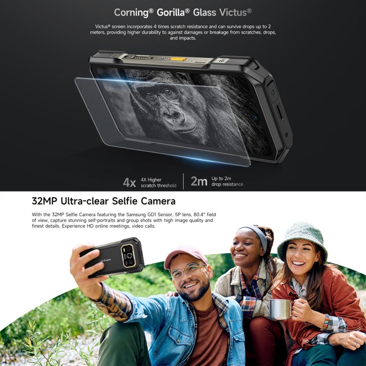 Ulefone Armor 27T Pro Rugged Phone Thermal Imaging Camera 12GB + 256GB