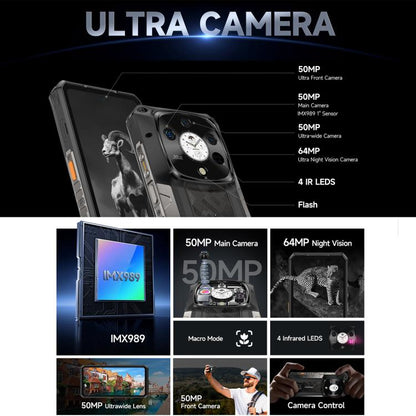 Ulefone Armor 28 Pro Rugged Phone 32GB + 512GB 10600mAh 120W Fast Charge 5G