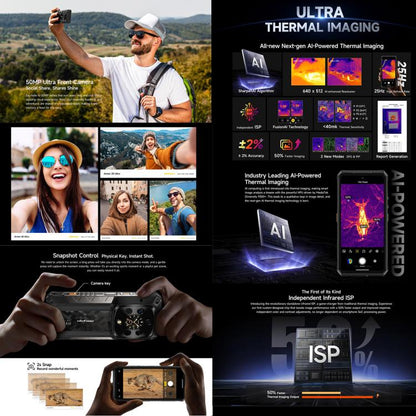 Ulefone Armor 28 Ultra Thermal Version Rugged Phone 32GB + 1TB 120W 10600mAh 5G