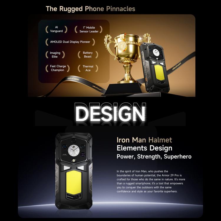 Ulefone Armor 29 Pro Rugged Phone 32GB + 512GB 120W 21200mAh 5G