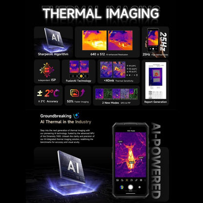 Ulefone Armor 29 Pro Thermal Version Rugged Phone 120W 21200mAh 32GB + 512GB