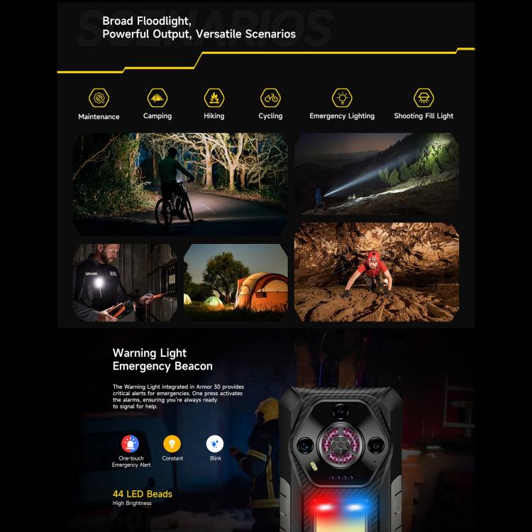 Ulefone Armor 30 Rugged Phone 24GB + 512GB 12800mAh 66W Fast Charging Android 15