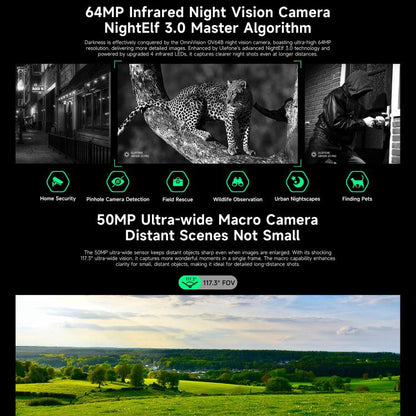 Ulefone Armor 33 Pro Rugged Phone 25500mAh Battery 66W Fast Charging 32GB + 512GB