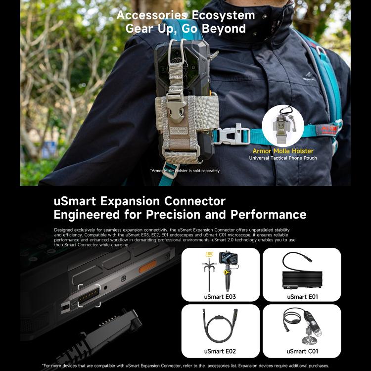 Ulefone Armor 33 Pro Rugged Phone 25500mAh Battery 66W Fast Charging 32GB + 512GB