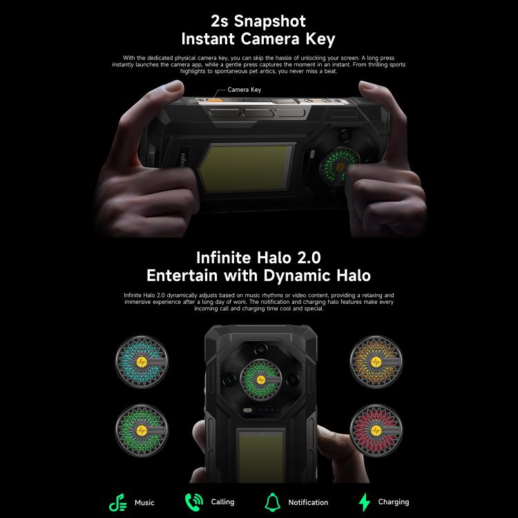 Ulefone Armor 33 Rugged Phone 25500mAh Battery 66W Fast Charging 24GB + 512GB