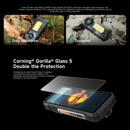 Ulefone Armor 33 Rugged Phone 25500mAh Battery 66W Fast Charging 24GB + 512GB