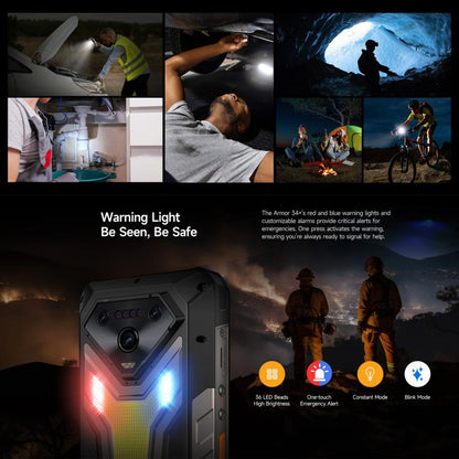 Ulefone Armor 34 Plus Rugged Phone 32GB/512GB Android 15 66W 25500mAh 5G