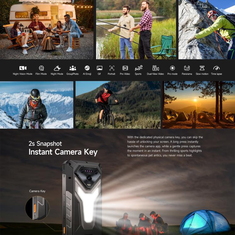 Ulefone Armor 34 Plus Rugged Phone 32GB/512GB Android 15 66W 25500mAh 5G