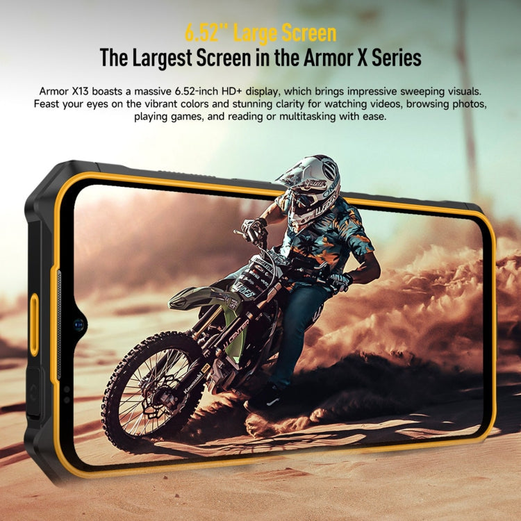 Ulefone Armor X13 Rugged Smartphone 6320mAh Battery 12GB + 64GB Android 13