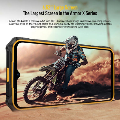 Ulefone Armor X13 Rugged Smartphone 6320mAh Battery 12GB + 64GB Android 13