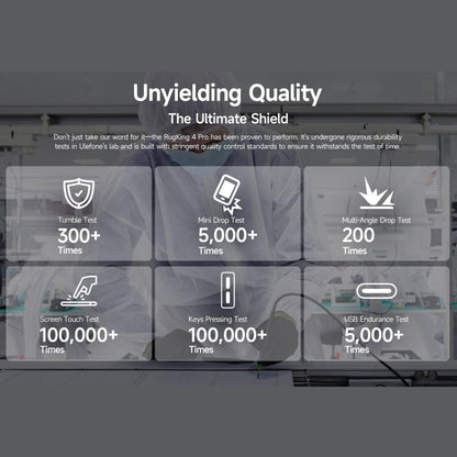 Ulefone RugKing 4 Pro 8GB + 256GB IP68/IP69K Rugged Phone Android 15 10200mAh