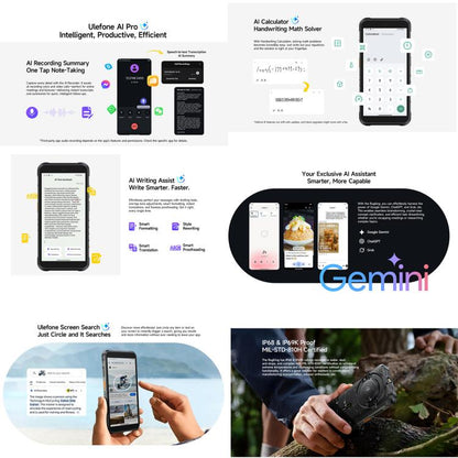 Ulefone RugKing Rugged Phone 16GB + 256GB IP68/IP69K Android 15