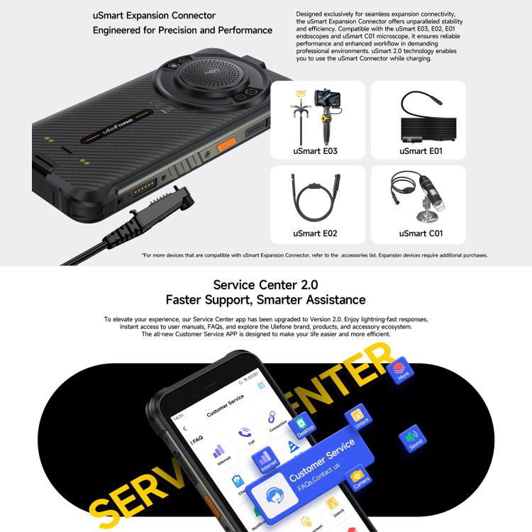 Ulefone RugKing Rugged Phone 16GB + 256GB IP68/IP69K Android 15